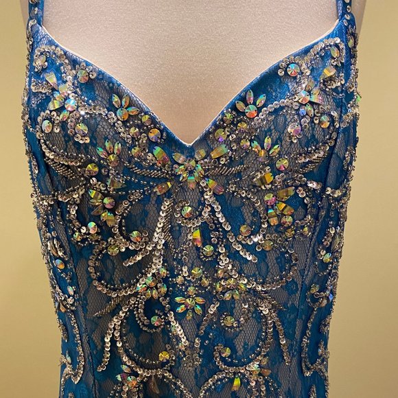 SOLD Mac Duggal Formal Pageant Dress Size 16 - Picture 3 of 6